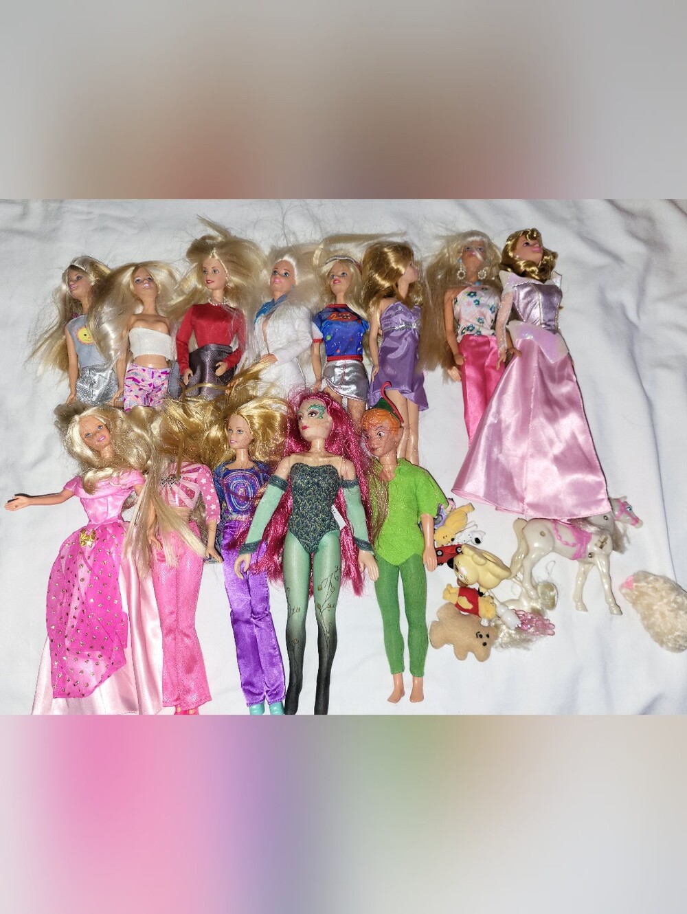 Barbie Bundle  Dolls Toy Set – Assorted Pink, Purple, Green, Black